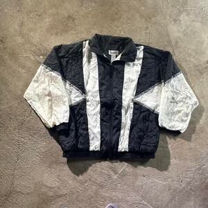 Vintage VTG 90’s Black/White Windbreaker Jacket